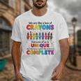 Teacher We Are Like a Box Of Crayons Back To School Unisex T-Shirt, funny design Teacher We Are Like a Box Of Crayons Back To School Unisex T-Shirt, funny design