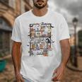 Teacher Library Ghost Reading Book Halloween Cat Unisex T-Shirt, funny design Teacher Library Ghost Reading Book Halloween Cat Unisex T-Shirt, funny design