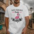 This Teacher Loves Her Flock Cute Flamingo Teacher Unisex T-Shirt, funny design This Teacher Loves Her Flock Cute Flamingo Teacher Unisex T-Shirt, funny design