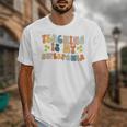 Teaching Is My Superpower Vintage Groovy University Teacher Unisex T-Shirt, Groovy Teacher Gifts, funny design Teaching Is My Superpower Vintage Groovy University Teacher Unisex T-Shirt, Groovy Teacher Gifts, funny design