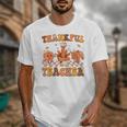 Thankful Teacher Retro Groovy Thanksgiving Fall Women Men Unisex T-Shirt, Groovy Teacher Gifts, funny design Thankful Teacher Retro Groovy Thanksgiving Fall Women Men Unisex T-Shirt, Groovy Teacher Gifts, funny design