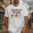 Trick Or Teach Candy Corn Pumpkin Ghost Teacher Unisex T-Shirt, funny design Trick Or Teach Candy Corn Pumpkin Ghost Teacher Unisex T-Shirt, funny design