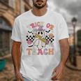 Trick Or Teach Groovy Teacher Halloween Retro Floral Ghost Unisex T-Shirt, Groovy Teacher Gifts, funny design Trick Or Teach Groovy Teacher Halloween Retro Floral Ghost Unisex T-Shirt, Groovy Teacher Gifts, funny design