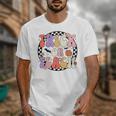 Trick Or Teach Retro Groovy Halloween Teacher Unisex T-Shirt, Groovy Teacher Gifts, funny design