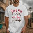 Visually Impaired Teacher Braille Bible Verse Walk By Faith Unisex T-Shirt, funny design Visually Impaired Teacher Braille Bible Verse Walk By Faith Unisex T-Shirt, funny design