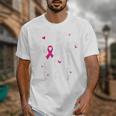 I Wear Pink For My Teacher Breast Cancer Awareness Support Men Women Unisex T-Shirt, funny design