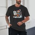 Artist Gingerbread Painter Art Teacher Student Christmas Unisex T-Shirt, novelty gifts, funny gifts