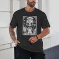 Artist Tarot Card Skeleton Painter Art Teacher Witchy Unisex T-Shirt, novelty gifts, funny gifts