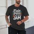 Back To School Teacher Flair Pens Are My Jam Unisex T-Shirt, novelty gifts, funny gifts Back To School Teacher Flair Pens Are My Jam Unisex T-Shirt, novelty gifts, funny gifts