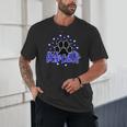 Blue Bobcats School Spirit Coquette Bow Mascot Teacher Unisex T-Shirt, novelty gifts, funny gifts