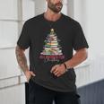 All Booked For Christmas Xmas Tree Teacher Holiday Pajamas Unisex T-Shirt, novelty gifts, funny gifts All Booked For Christmas Xmas Tree Teacher Holiday Pajamas Unisex T-Shirt, novelty gifts, funny gifts