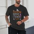 My Broom Broke So Now I Teach English English Teacher Witch Unisex T-Shirt, novelty gifts, funny gifts