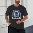 Bulldogs School Mascot Rainbow Teacher Lover Unisex T-Shirt, novelty gifts, funny gifts Bulldogs School Mascot Rainbow Teacher Lover Unisex T-Shirt, novelty gifts, funny gifts