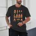 Christmas Math Teacher Equation Gingerbread With Santa Hat Men Women Unisex T-Shirt, novelty gifts, funny gifts
