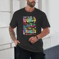 Color The World With Kindness Teacher Back To School Unisex T-Shirt, novelty gifts, funny gifts