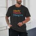 English Teacher Their There Theyre Grammar Men Women Unisex T-Shirt, novelty gifts, funny gifts English Teacher Their There Theyre Grammar Men Women Unisex T-Shirt, novelty gifts, funny gifts