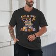 Fall In Love With Reading Halloween Stack Of Book Teacher Unisex T-Shirt, novelty gifts, funny gifts Fall In Love With Reading Halloween Stack Of Book Teacher Unisex T-Shirt, novelty gifts, funny gifts