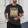 Geography Teacher Easily Distracted By Maps Unisex T-Shirt, novelty gifts, funny gifts