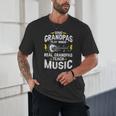 Some Grandpas Play Bingo Real Grandpas Teach Music Teacher Unisex T-Shirt, novelty gifts, funny gifts