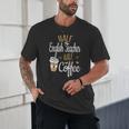 Half Coffee Half English Teacher English Teacher Men Women Unisex T-Shirt, novelty gifts, funny gifts Half Coffee Half English Teacher English Teacher Men Women Unisex T-Shirt, novelty gifts, funny gifts