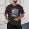 Halloween Skeleton Geography Teacher Pumpkin Bats Classroom Unisex T-Shirt, novelty gifts, funny gifts