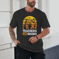 Halloween Teachers Science Math Teachers Love Brains Unisex T-Shirt, novelty gifts, funny gifts