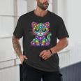 Happy Dot Day Colorful Polka Dot Cat Kitten Teachers Kids Unisex T-Shirt, novelty gifts, funny gifts