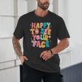 Happy To See Your Face Teacher Disco Ball Back To School Unisex T-Shirt, novelty gifts, funny gifts