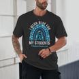 Happy Teacher I Wear Blue For My Students Autism Awareness Unisex T-Shirt, novelty gifts, funny gifts