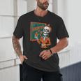 Haunted By 6-7 Six Seven 67 Math Teacher Halloween Skeleton Unisex T-Shirt, novelty gifts, funny gifts Haunted By 6-7 Six Seven 67 Math Teacher Halloween Skeleton Unisex T-Shirt, novelty gifts, funny gifts