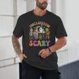 Inclusion Isn't Scary Ghost Mummy Halloween SLP Sped Teacher Unisex T-Shirt, novelty gifts, funny gifts Inclusion Isn't Scary Ghost Mummy Halloween SLP Sped Teacher Unisex T-Shirt, novelty gifts, funny gifts