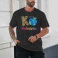 K Is For Kindergarten Teacher Tie Dye Back To School Kinder For Men Women Girls Kids Unisex T-Shirt, novelty gifts, funny gifts