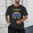 Literacy For All Visually Impaired Braille Teacher The Blind Unisex T-Shirt, novelty gifts, funny gifts