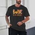 Love First Grade Happy Fall Thanksgiving Women 1st Teacher Unisex T-Shirt, novelty gifts, funny gifts