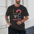 Love Montessori Education Math Teacher Unisex T-Shirt, novelty gifts, funny gifts