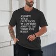Never Mess With An English Teacher Back To School Unisex T-Shirt, novelty gifts, funny gifts