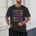 Monster ABC Cute Alphabet Halloween Teacher Costume Kids Unisex T-Shirt, novelty gifts, funny gifts