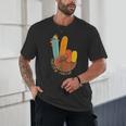 One Thankful Teacher Thanksgiving Turkey Peace Hand Sign Unisex T-Shirt, novelty gifts, funny gifts One Thankful Teacher Thanksgiving Turkey Peace Hand Sign Unisex T-Shirt, novelty gifts, funny gifts