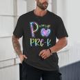P Is For Pre-K Preschool Teacher Tie Dye Back To School Unisex T-Shirt, novelty gifts, funny gifts P Is For Pre-K Preschool Teacher Tie Dye Back To School Unisex T-Shirt, novelty gifts, funny gifts