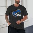 Para Heart Teacher Paraprofessional School Appreciation Unisex T-Shirt, novelty gifts, funny gifts Para Heart Teacher Paraprofessional School Appreciation Unisex T-Shirt, novelty gifts, funny gifts
