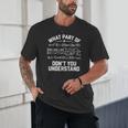 What Part Of Don't You Understand Math Teacher Unisex T-Shirt, novelty gifts, funny gifts