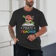 Pirate Teacher Halloween Skull Adult Unisex T-Shirt, novelty gifts, funny gifts Pirate Teacher Halloween Skull Adult Unisex T-Shirt, novelty gifts, funny gifts