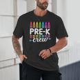 Pre-K Crew Teacher Team Squad Hello Back School Graduation Unisex T-Shirt, novelty gifts, funny gifts