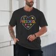 Preschool Teacher Pre-K Heart First Day Of Preschool Kids Unisex T-Shirt, novelty gifts, funny gifts Preschool Teacher Pre-K Heart First Day Of Preschool Kids Unisex T-Shirt, novelty gifts, funny gifts