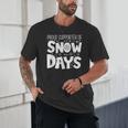 Proud Supporter Of Snow Days Teacher Christmas Men Women Unisex T-Shirt, novelty gifts, funny gifts
