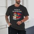 Reading Is My Super Power Superhero Best English Teacher Unisex T-Shirt, novelty gifts, funny gifts