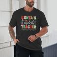 Santas Favorite Teacher Christmas Matching Xmas Men Women Unisex T-Shirt, novelty gifts, funny gifts Santas Favorite Teacher Christmas Matching Xmas Men Women Unisex T-Shirt, novelty gifts, funny gifts