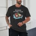 Sea Otter Book Reading Shirt For Bookworm Teachers Unisex T-Shirt, novelty gifts, funny gifts