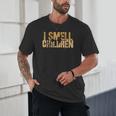 I SMELL CHILDREN Halloween Teacher Classroom I Teach Unisex T-Shirt, novelty gifts, funny gifts
