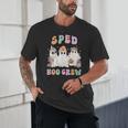 SPED Boo Crew Halloween Floral Ghost Special Ed SPED Teacher For Men Women Kids Unisex T-Shirt, novelty gifts, funny gifts SPED Boo Crew Halloween Floral Ghost Special Ed SPED Teacher For Men Women Kids Unisex T-Shirt, novelty gifts, funny gifts